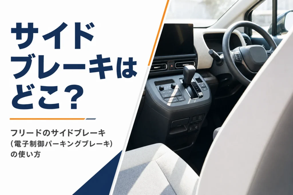 コンパクトミニバンの運転席まわりとセンターコンソール
