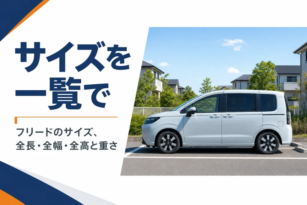 住宅街の駐車場に停まるコンパクトミニバン